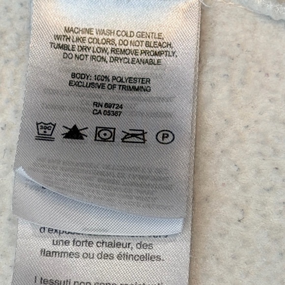 Columbia Fleece Full Zip Jacket Women's White Gorpcore Outdoor Benton Springs L - Picture 10 of 12